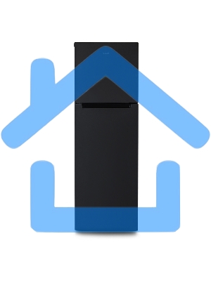 Холодильник Бирюса Б-B6039 черный двухкамерный 240/80л морозилка сверху