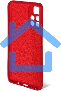 Чехол (клип-кейс) DF poOriginal-05 для Xiaomi Poco M4 Pro 5G красный