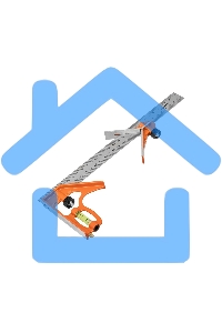 Угольник, 300 мм, металлический, комбинированный Sparta