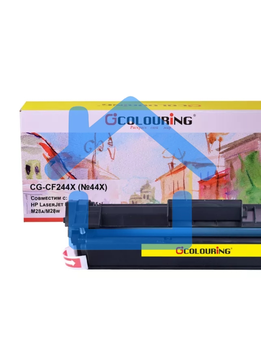 Картридж лазерный Colouring CG-CF244X (№44X) черный (2000 копий) для принтеров HP LaserJet Pro M15/M15a/M28a/M28w
