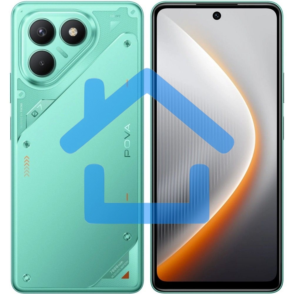 Смартфон Tecno POVA 7 Neo 8/256Gb, бирюзовый