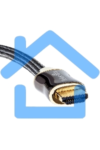 Кабель HDMI 19M/M,ver. 2.1, 8K@60 Hz 2m метал разъемы, нейлоновая оплетка Telecom <TCG300-2M>