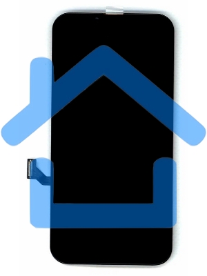 Дисплей (модуль) для Apple iPhone 14 в сборе с тачскрином, черный