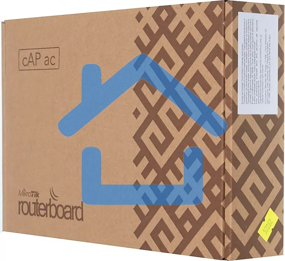 Точка доступа Mikrotik cAP ac (RBcAPGi-5acD2nD), 2.4/5ГГц, 802.11ac, 2х10/100/1000