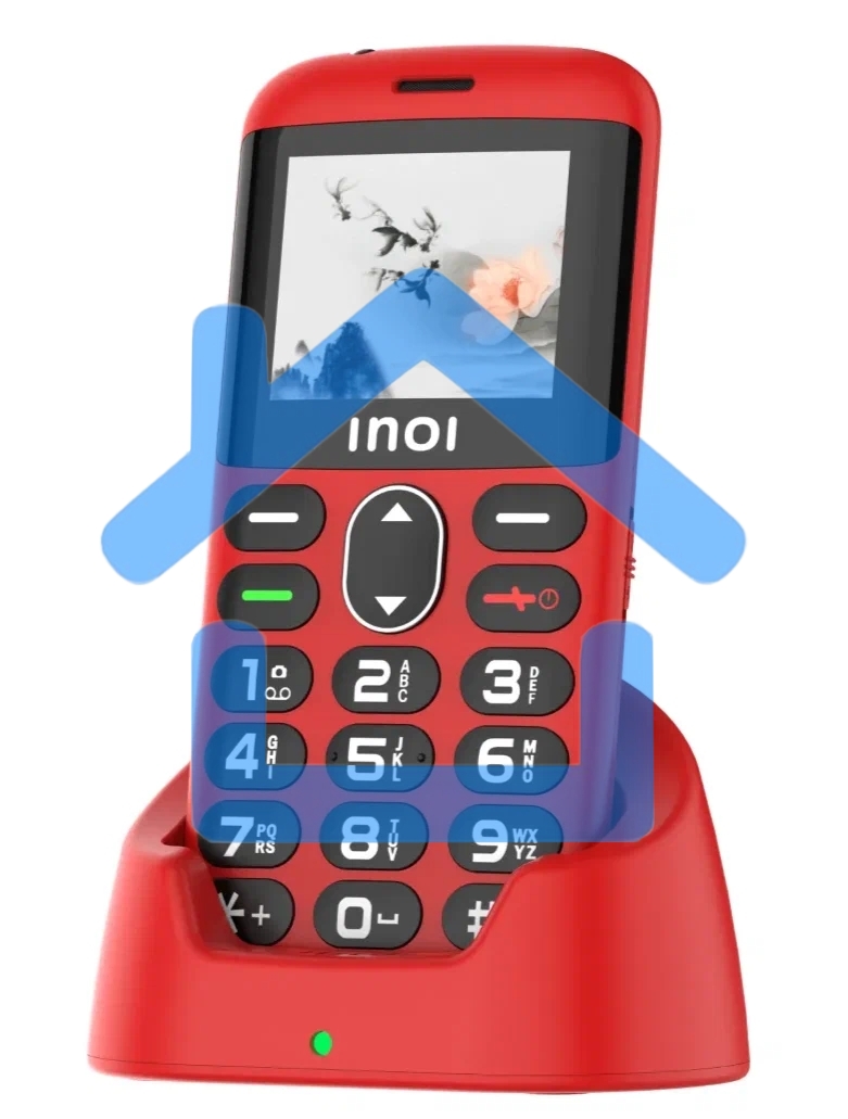 Мобильный телефон INOI 148 Senior 4G красный