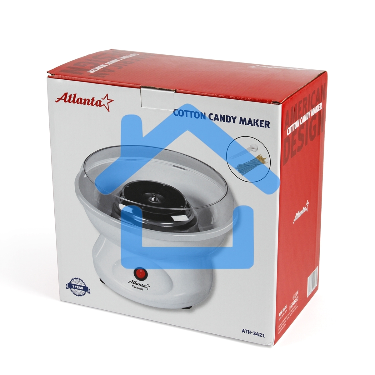 Аппарат для сахарной ваты Atlanta, ATH-3421, 500Вт