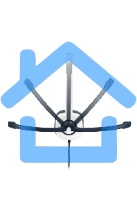 Наушники с микрофоном Logitech H150 белый накладные оголовье (981-000350)