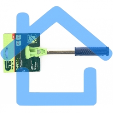 Скребок, фиксированное лезвие 100мм, металлич. обрезиненная ручка, 250мм Сибртех