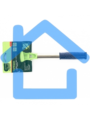 Скребок, фиксированное лезвие 100мм, металлич. обрезиненная ручка, 250мм Сибртех