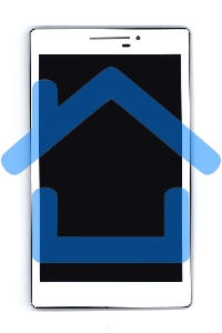 Модуль (матрица + тачскрин) для Asus ZenPad 7.0 Z370 белый с рамкой