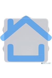 Коробка расп. для о/п Рувинил 67040 Тусо 85х85х40мм, 6 вводов, IP54