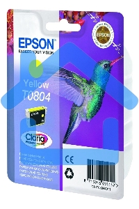 Картридж струйный Epson C13T08044011 желтый для Epson St Ph P50/PX660/PX720WD (330стр.)