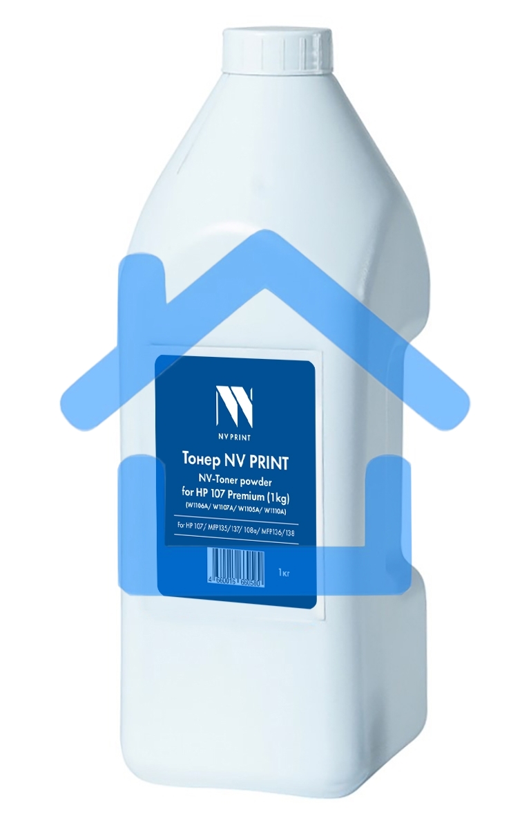 Тонер NVP для HP 107 Premium (W1106A, W1105A, W1107A, W1110A) (1кг, ASC) для HP 107, MFP135/137, 108a, MFP136/138 совместимый