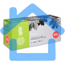 Картридж лазерный Cactus CS-FX3 черный (2700 стр.) для Canon L200/L250/L300/MP L90