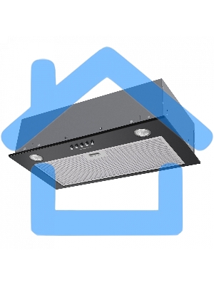 Вытяжка встраиваемая Maunfeld Crosby Singl 60 черный, 60 см, 850 куб. м/ч, 48 дБ