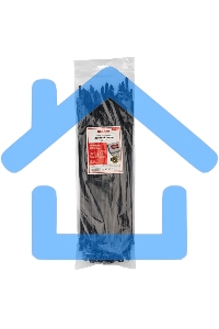 Хомут-стяжкa нейлоновая с тройным замком Rexant 400x7,6 мм, черная, упаковка 100 шт.