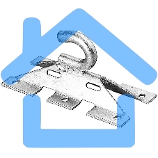 Крюк бандажный KP-16 гальваника ИНСТАЛЛ 13091 Крюк бандажный KP-16 гальваника ИНСТАЛЛ 13091