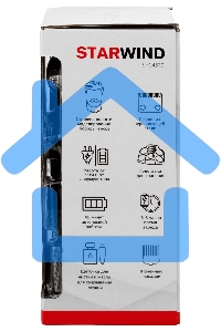 Машинка для стрижки Starwind SHC 4379 синий/черный 3Вт (насадок в компл:8шт)