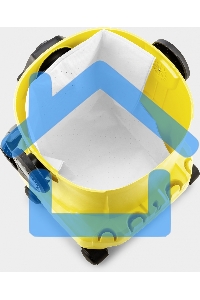 Строительный пылесос Karcher WD 5 V-25/5/22 желтый, 1100 Вт, уборка сухая/сбор воды, пылесборник мешок/контейнер, 25 л