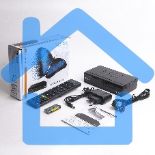 Ресивер эфирный цифровой DVB-T2/C HD HD-350 металл, дисплей DOLBY DIGITAL, HEVC Сигнал Electronics