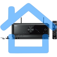 Ресивер Yamaha RX-V4A черный F, 5.2-канальный AV-ресивер