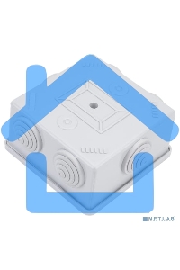 Коробка расп. для о/п Рувинил 67040 Тусо 85х85х40мм, 6 вводов, IP54