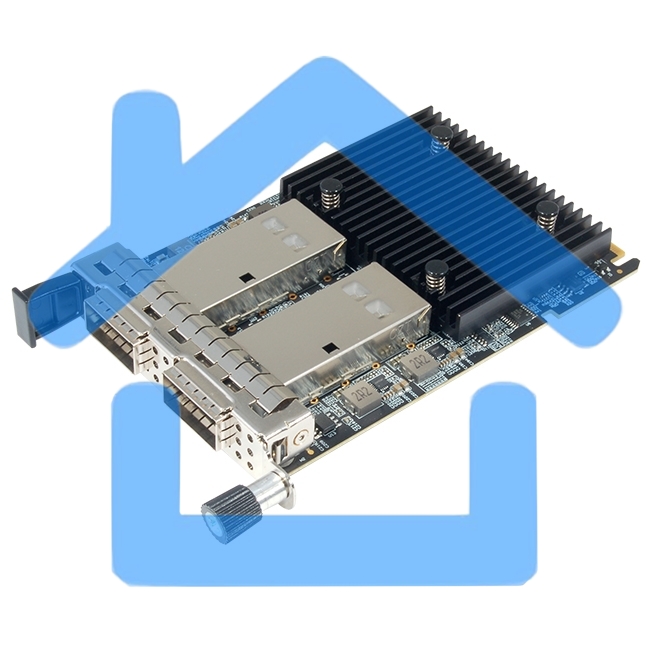 Сетевая карта SUNRICH TECHNOLOGY N-1170 2-Port 100G QSFP56 NIC Ethernet Fiber Adapter for OCP 3.0, chipset BCM57508