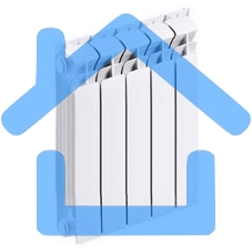 Радиатор биметаллический RIFAR Base 350 4 секции Радиатор биметаллический RIFAR Base 350 4 секции