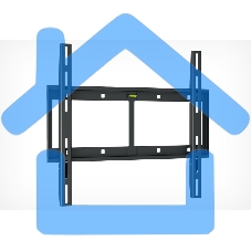 Кронштейн для телевизора Holder LCD-F4610 черный 32