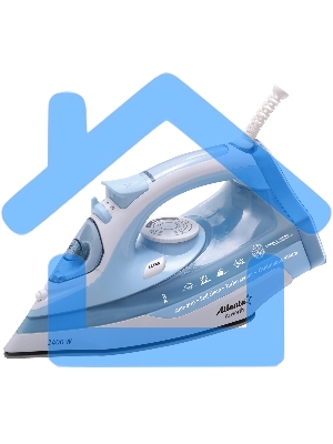 Утюг Atlanta ATH-5544 blue с пароувлажнением