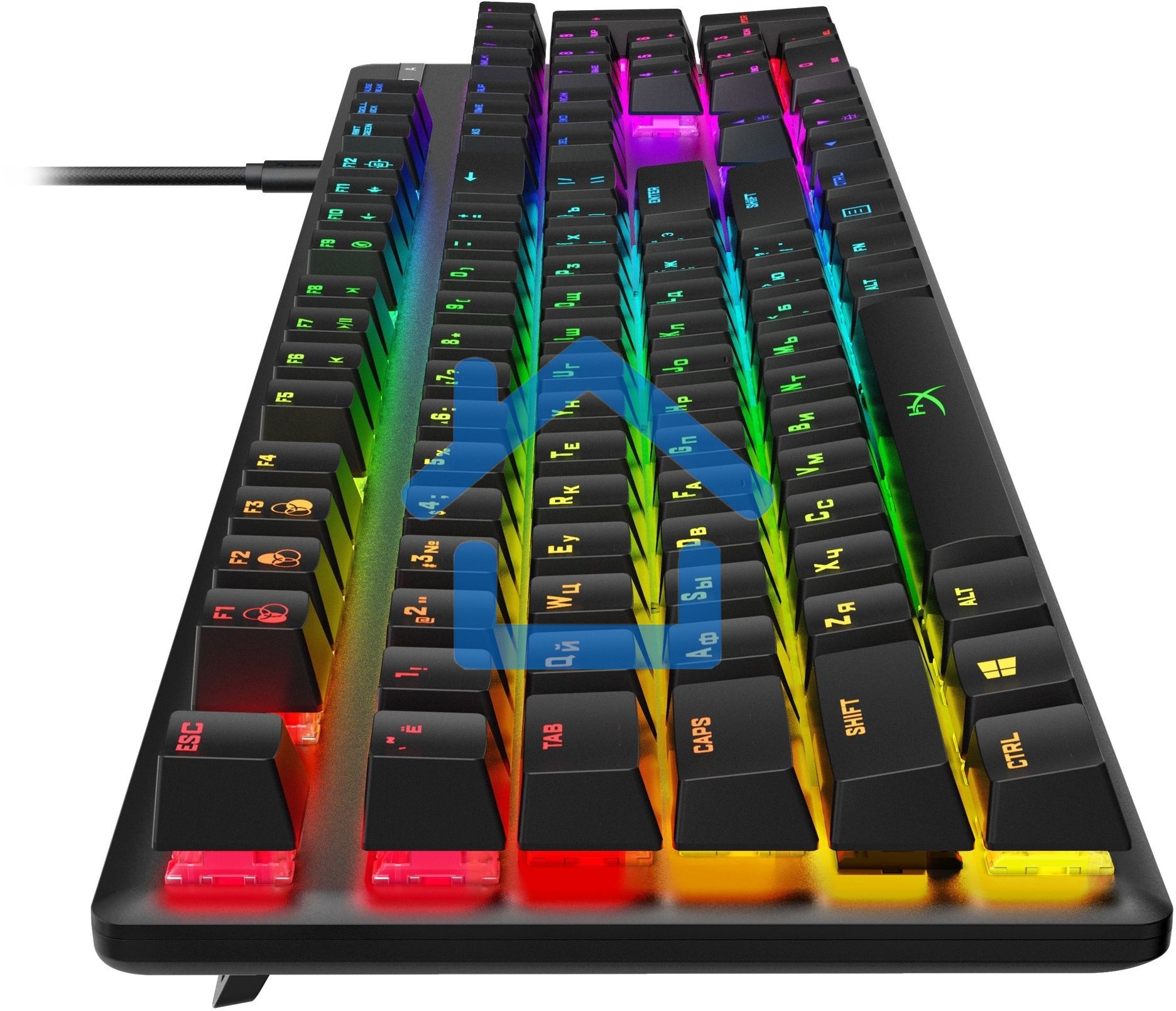 Клавиатура HyperX Alloy Origins (4P4F6AA#ABA) проводная, USB, черный