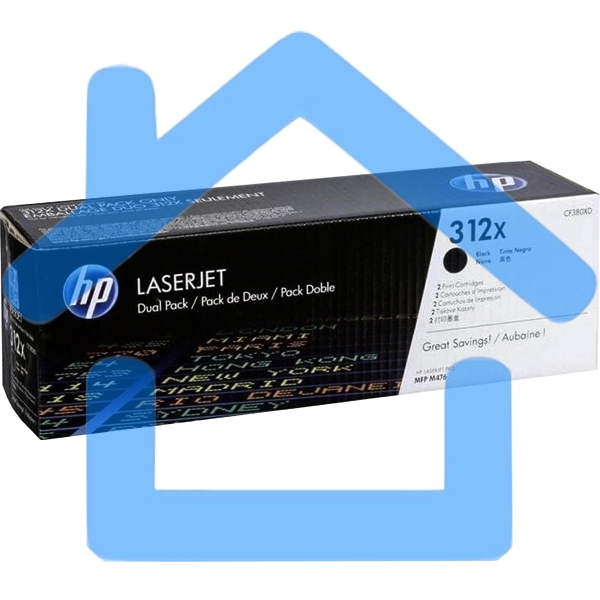 Тонер Картридж HP 312A CF380X черный для HP CLJ Pro M476 (4400стр.)