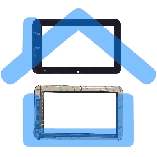 Сенсорное стекло (тачскрин) TOPSUN C0010 B1, черное