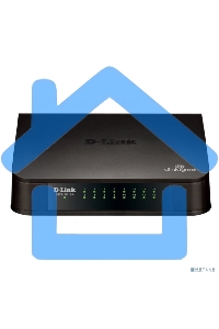 Неуправляемый коммутатор с 16 портами D-Link DES-1016A/E2A 10/100Base-TX и функцией энергосбережения