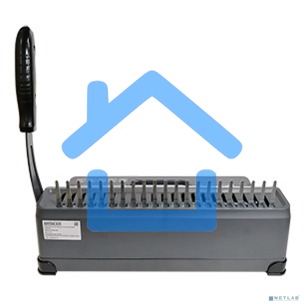 Переплетчик Office Kit B2112N A4/перф.12л.сшив/макс.450л./пластик.пруж. (4.5-51мм)