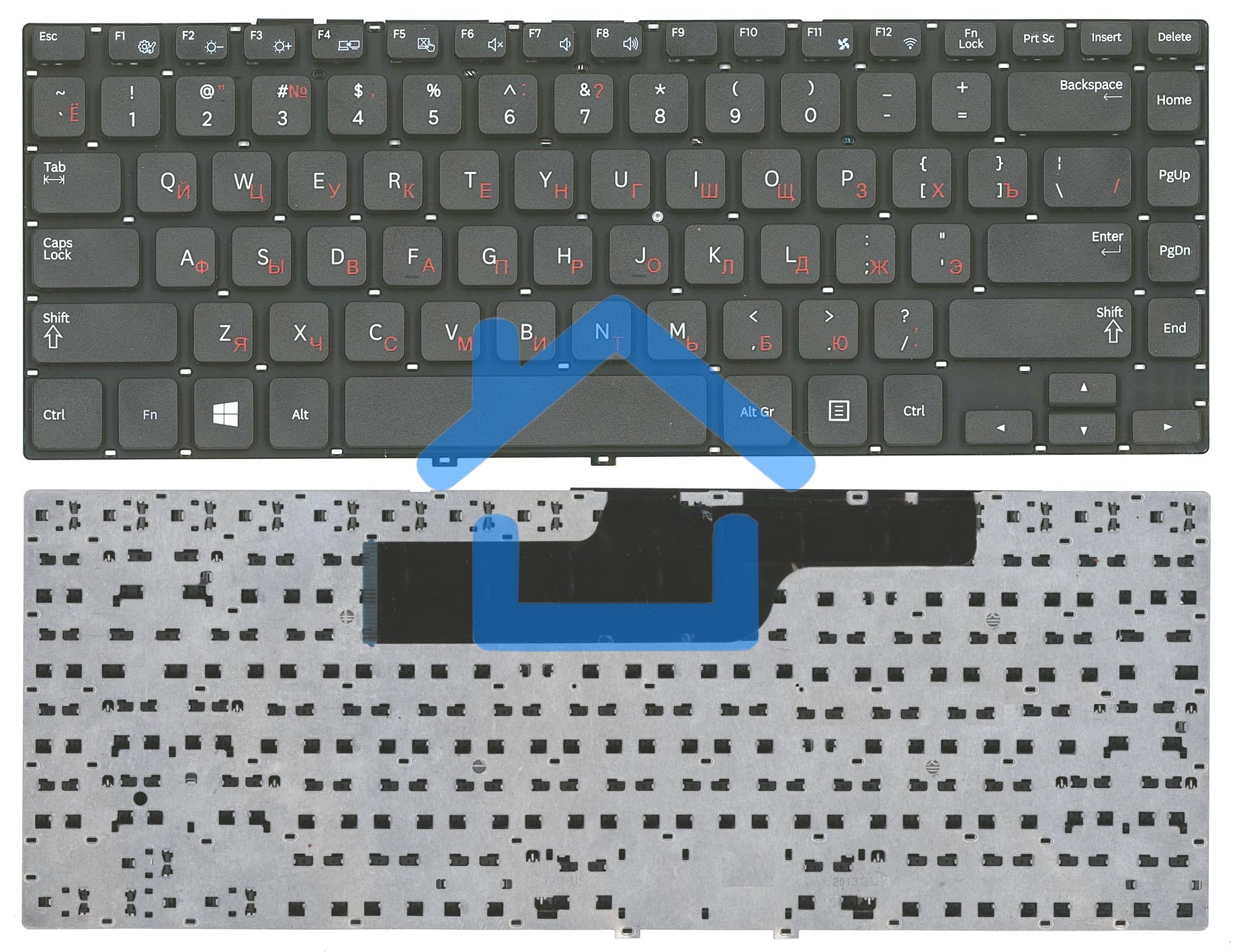 Клавиатура для ноутбука Samsung 355V4C-S01, черная