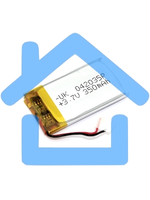 Аккумулятор Li-Pol (батарея) 4*20*35мм 2pin 3.7V/350mAh