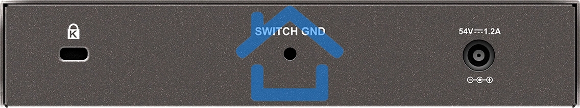 Неуправляемый коммутатор D-Link DGS-1008P/F3A с 8 портами 10/100/1000Base-T (4 порта PoE 802.3af/at, PoE-бюджет 60 Вт)