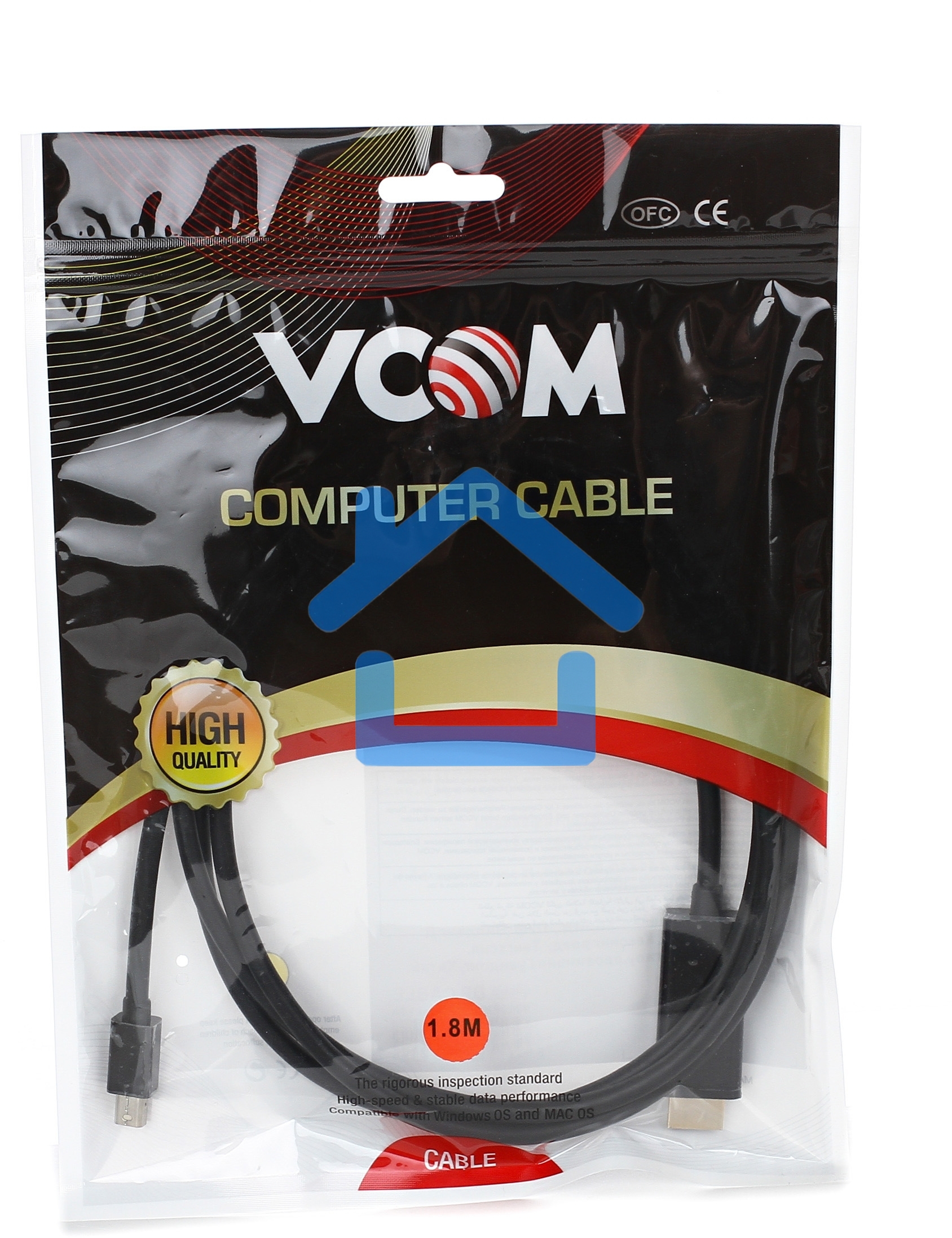 Кабель-переходник Mini DP M to HDMI M 1.8m VCOM (CG695)