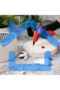 Пистолет клеевой Rexant, 10 Вт, Ø7 мм, 