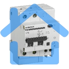 Выключатель автоматический дифференциального тока Iek MAD15-2-016-C-030 АД12 2Р 16А 30мА GENERICA