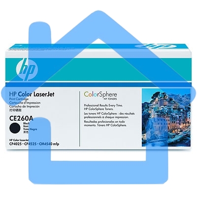 Картридж лазерный HP CE260A черный CLJ CP4025/CP4525 (8500стр.)