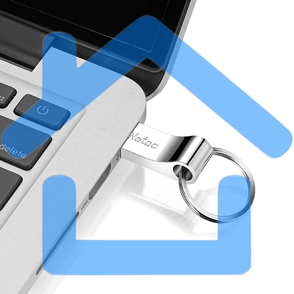 Флешка USB R/W Drive Netac U275 USB2.0 64Gb, retail version
