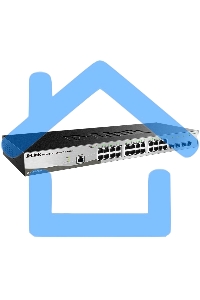 Коммутатор D-Link DGS-1210-28/ME/B2A, L2 Managed Switch with 24 10/100/1000Base-T ports and 4 1000Base-X SFP ports.16K Mac address, 802.3x Flow Control, 4K of 802.1Q VLAN, 802.1p Priority Queu