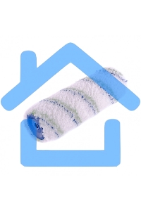 Валик сменный Водные краски, 180 мм, ворс 12 мм, D - 48 мм, D ручки - 8 мм, полиэстер Сибртех