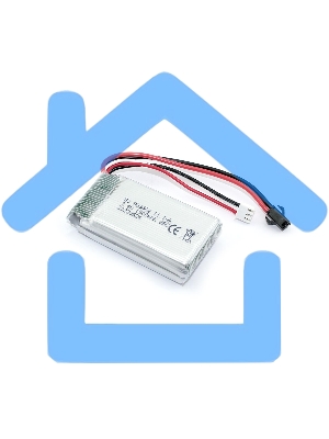 Аккумулятор Li-Pol 7.4v 903462 1500mah разъем SM