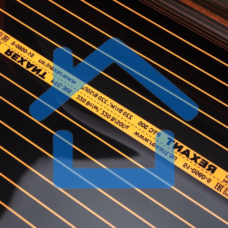 Пленочный теплый пол PTC 305 220Вт/м², ширина 50см, толщина 0,338мм Rexant