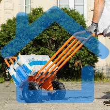 Тележка ручная 2-х колесная Сибртех усиленная, г/п 250кг, откидная платформа 530х400мм