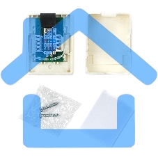 Розетка GEMBIRD NA212 RJ-45 кат.5e внешняя 1 порт, 110&Krone