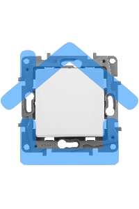 Выключатель 10АХ, на винтах, бел. ETIKA 